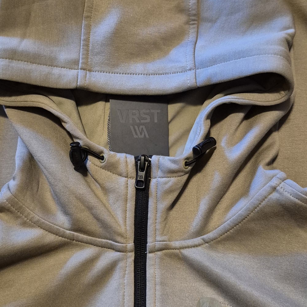 NEW VRST Men's Size Small Earl Gray Pinnacle Fleece Full-Zip Hoodie - Picture 3 of 9